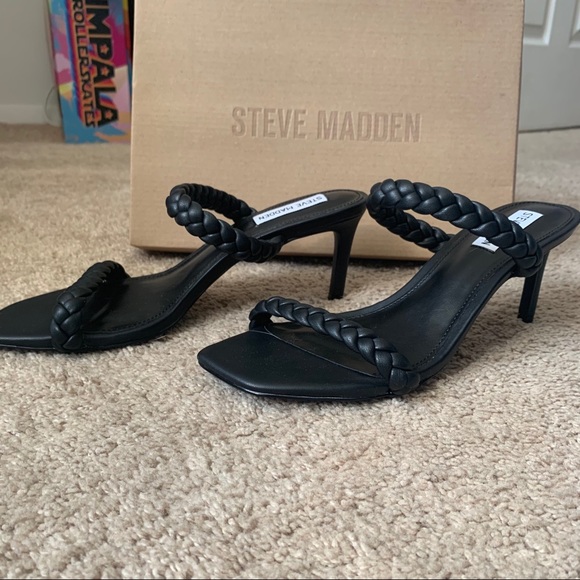 NWT Steve Madden Braided Heels - Picture 4 of 6